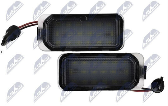 Moje Auto Светлини За Регистрационната Табела LED Ford Fiesta / Kuga / Mondeo / EcoSport / Edge / Galaxy
