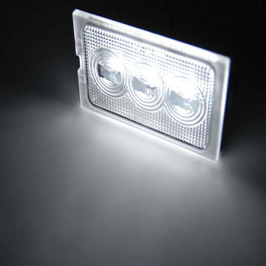 M-Tech Φώτα Πινακίδας Led 3W 12V για Land Rover Range Rover / Discovery Sport 2τμχ