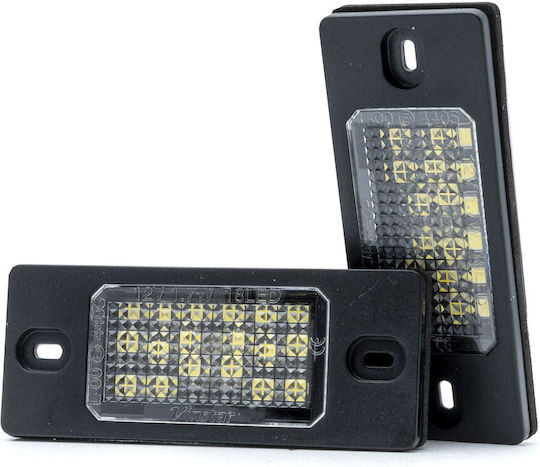 Einparts Volkswagen Golf License Plate Lights LED Set 2 Pieces