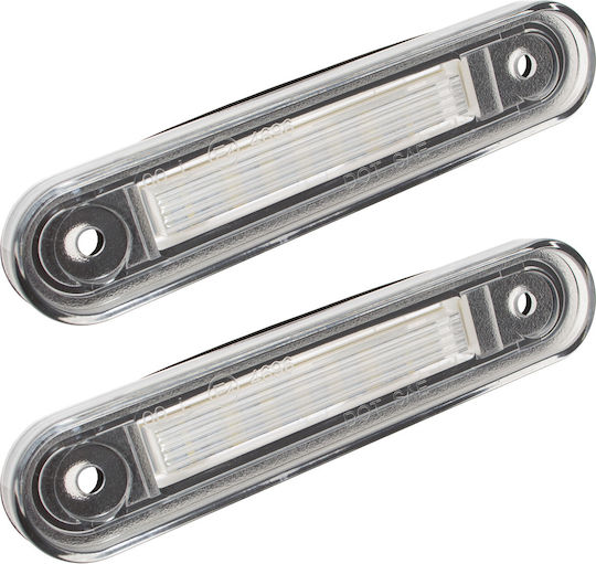 Mercedes W202 C-class W124 W201 E-class Led License Plate Lights 2 Pcs Set