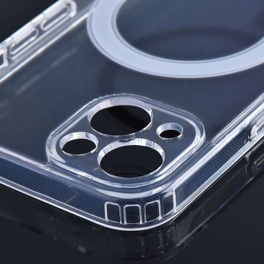 Mag Cover Back Cover Πλαστικό Μαγνητικό Διάφανο (iPhone 14)