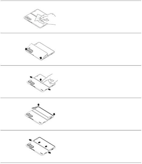 Ringke Slim Back Cover Plastic 1mm cu Curea Transparent (Galaxy Z Fold5)