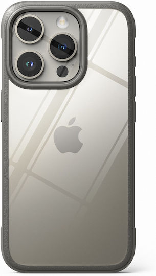 Ringke Fusion Bold Back Cover Plastic / Silicone Gray (iPhone 15 Pro Max)