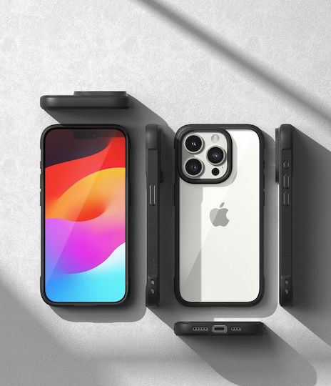 Ringke Fusion Bold Back Cover Plastic / Silicone Gray (iPhone 15 Pro Max)