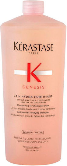 Kérastase Genesis Bain Hydra-Fortifiant Σαμπουάν κατά της Τριχόπτωσης για Λεπτά Μαλλιά 1000ml