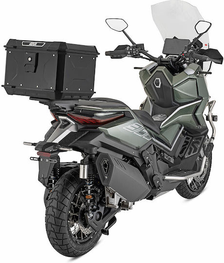 Givi 2 Alpina Portbagaj Motocicletă Monolock din Aluminiu 44 l Negru