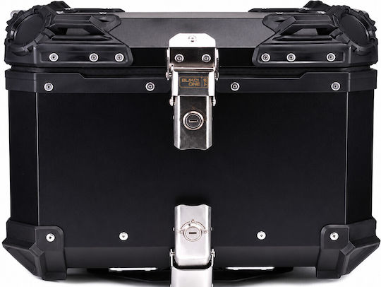 Black One Motorcycle Top Case Aluminum 45lt Black