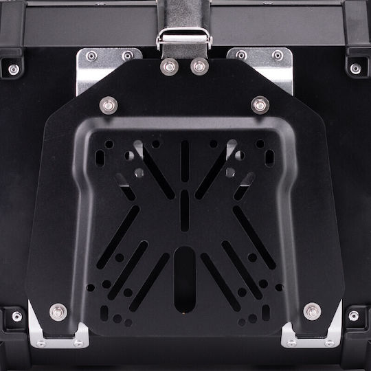 Black One Motorcycle Top Case Aluminum 45lt Black