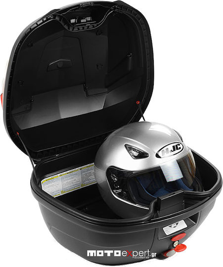 Givi Blade Monolock Motorcycle Top Case With Red Reflectors 37lt Black