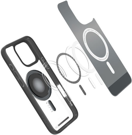 Spigen Ultra Hybrid Задна корица Пластмаса 2мм Classic Black (iPhone 16 Pro)