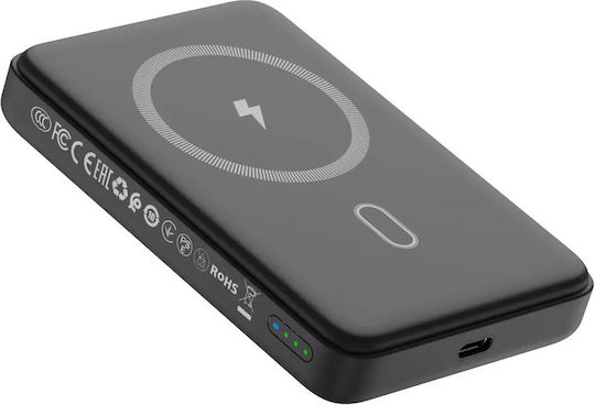 Wiwu WI-P043 MagSafe Power Bank 10000mAh Черен