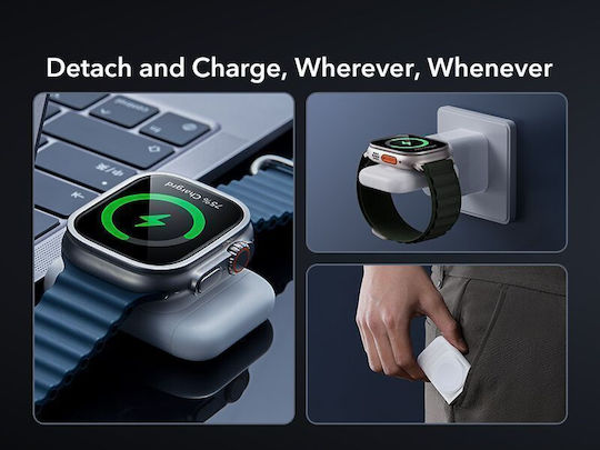 ESR Magsafe Ladegerät 15W Weißs (Halolock Qi2 MagSafe 3-in-1)