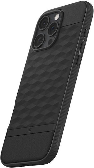 Caseology Parallax Mag Back Cover Σιλικόνης Matte Black (iPhone 16 Pro)