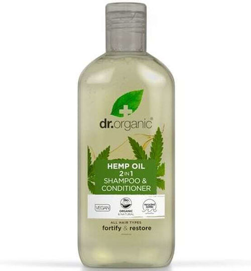 Dr.Organic Hemp Oil Conditioner Shampoos Reconstruction/Nourishment for All Hair Types 265ml