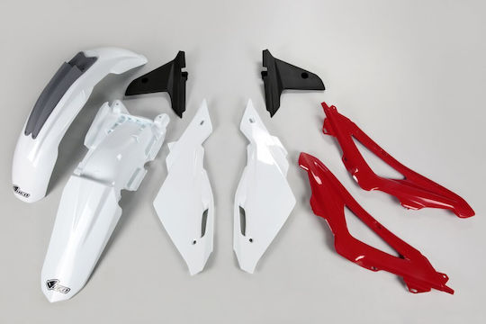 UFO Motorcycle Plastic Set for Honda CR 125 for Husqvarna WR 125 White 1pcs