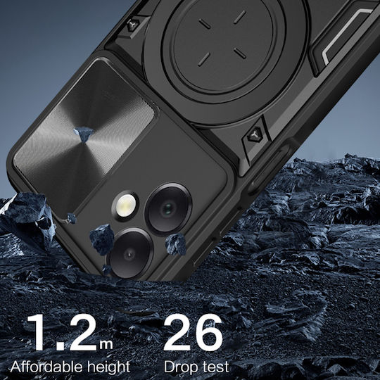 Techsuit Back Cover Silicone Black (Oppo A17)