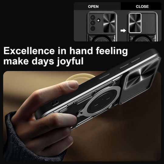 Techsuit Back Cover Silicone Black (Oppo A17)
