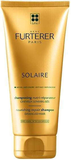 Rene Furterer Fureter Solaire Nourishing Repair Shampoos Reconstruction/Nourishment for Fragile, Αντι-Θραύση Hair 200ml