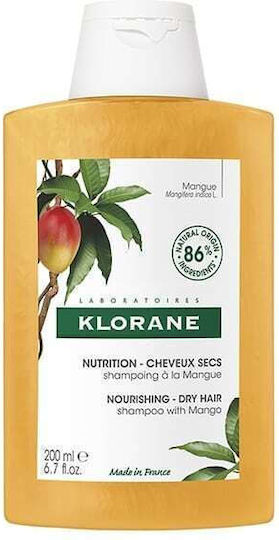 Klorane Mango Nourishing Shampoos Reconstruction/Nourishment for Dry Hair Hair 200ml