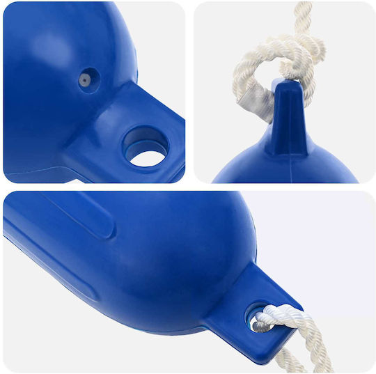 Boat Balloons 2 Pieces Ø 16 X 58 cm Blue Pvc 42028740