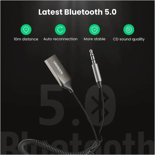Ugreen Bluetooth Αυτοκινήτου CM309 για το Ταμπλό (AUX / Audio Receiver / με USB θύρα Φόρτισης)