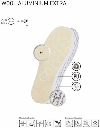 Coccine Анатомични стелки за обувки 1032016/45 2бр