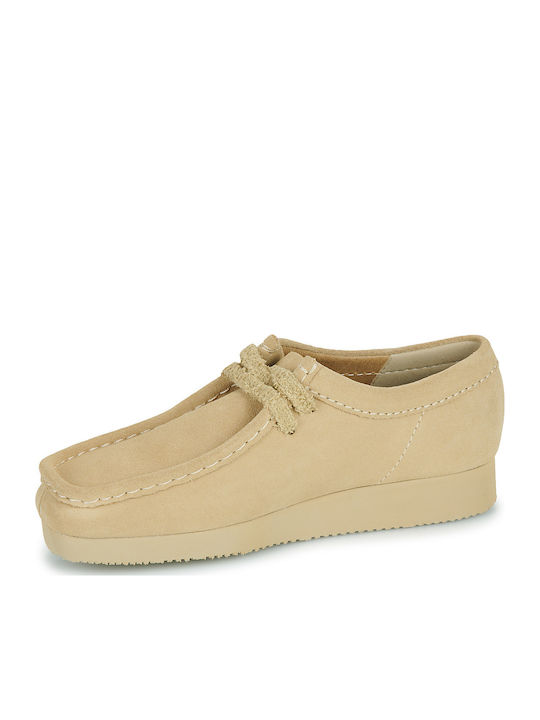 Wallabee Γυναικεία Oxfords σε Μπεζ Χρώμα