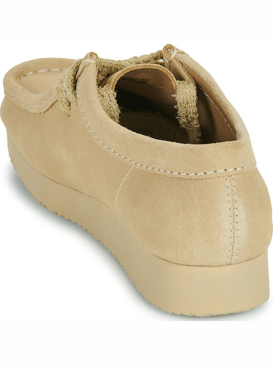 Wallabee Γυναικεία Oxfords σε Μπεζ Χρώμα