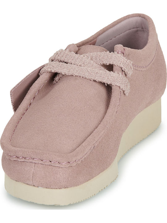 Wallabee Damen Oxfords in Rosa Farbe