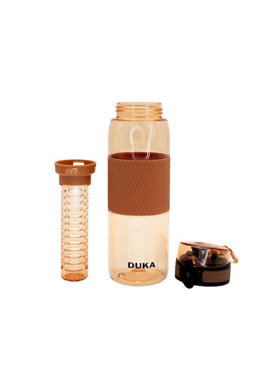 Duka Sport Wasserflasche Kunststoff mit Filter 530ml Braune Duka Sport Wasserflasche Kunststoff mit Filter 530ml Braune