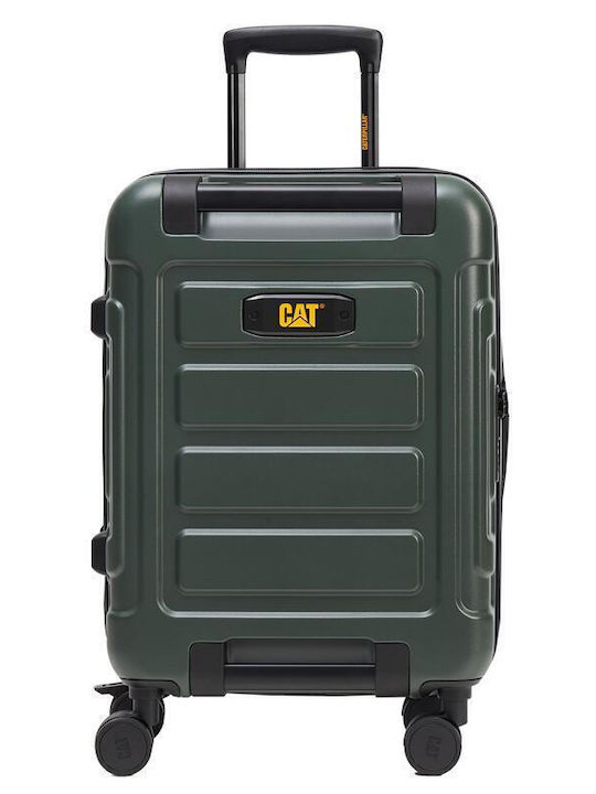 CAT Μεσαία Βαλίτσα Ταξιδίου Σκληρή Χακί Ύψους 58εκ.