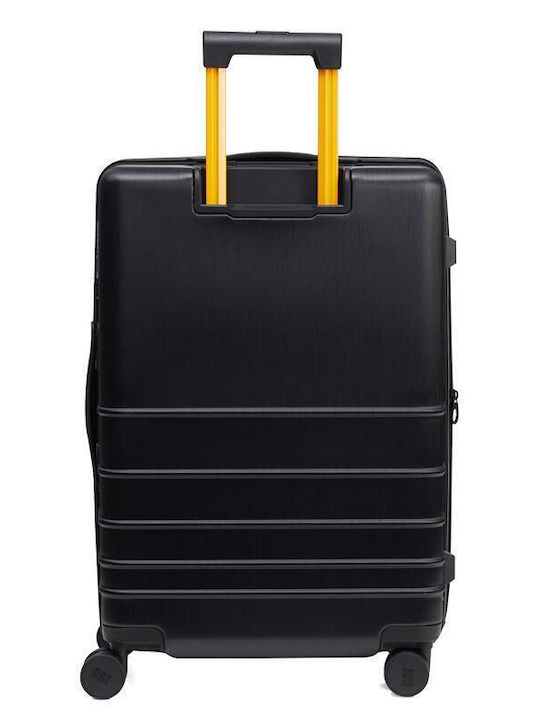 CAT Medium Hard Black Suitcase Height 65cm