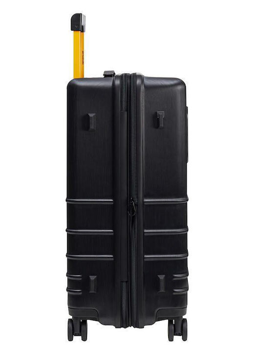CAT Medium Hard Black Suitcase Height 65cm
