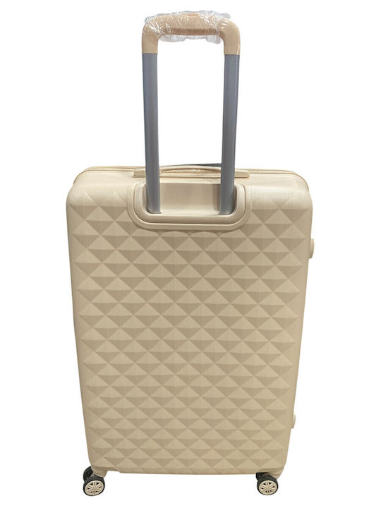 Jetbags Suitcases Hard Beige with 4 Wheels Set 3 Pcs