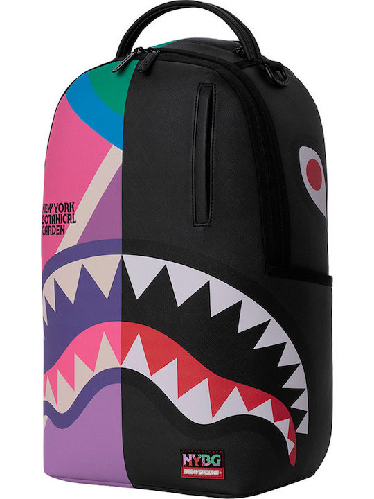 Sprayground School Backpack Junior High-High School with Water Bottle Holder NYBG Botanical Central 29 x 15 x 45cm