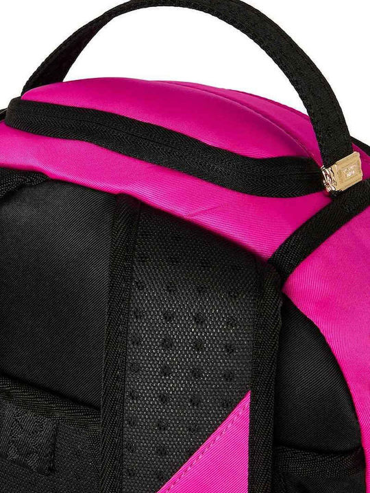 Sprayground Σχολική Τσάντα Πλάτης Γυμνασίου - Λυκείου Σακίδια πλάτης Backpacks SHARK CENTRAL WHITE STENCIL SHARK PINK NYLON