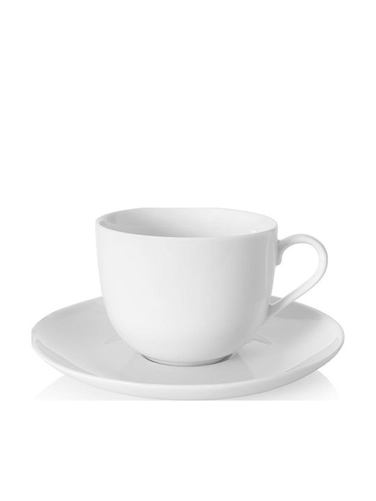 Duka Φλιτζάνι Espresso από Πορσελάνη Λευκό 200ml