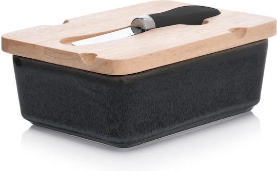 Duka Butterdose Aus Porzellan Schwarz