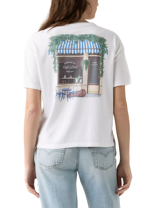 Levi's T-Shirt Καφε- Λευκο- Πρασινο