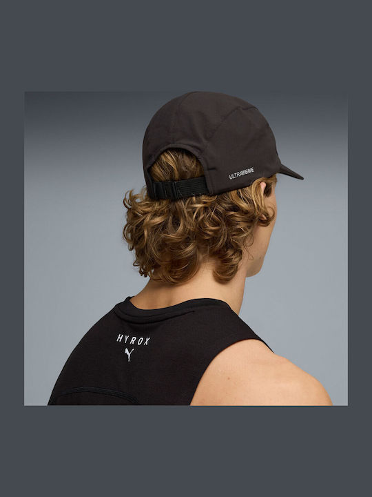 Puma X Hyrox Running 5 Panel Cap Unisex Καπέλο Μαύρο