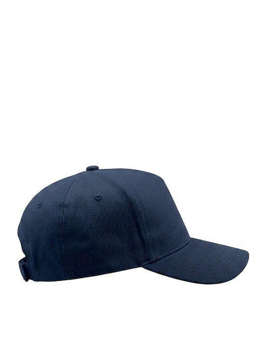 Atlantis Start Five 852 Πεντάφυλλο Καπέλο Τζόκεϊ 100% Βαμβάκι Twill 160gsm Navy