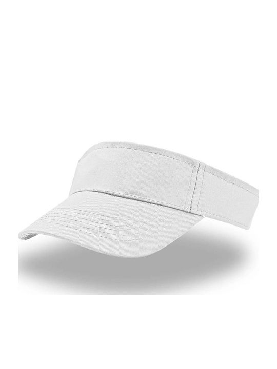 Atlantis 886 Roland Tennis Style Cap 100% Cotton White