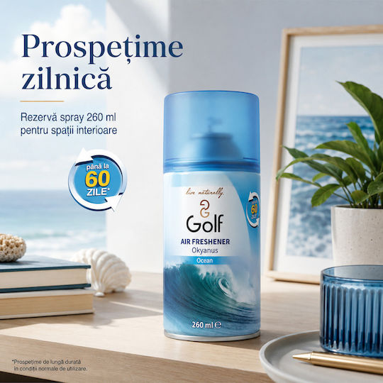 Golf Ocean Parfum Pentru Casă Înlocuire Dispozitive Automate Proaspăt 260 Ml