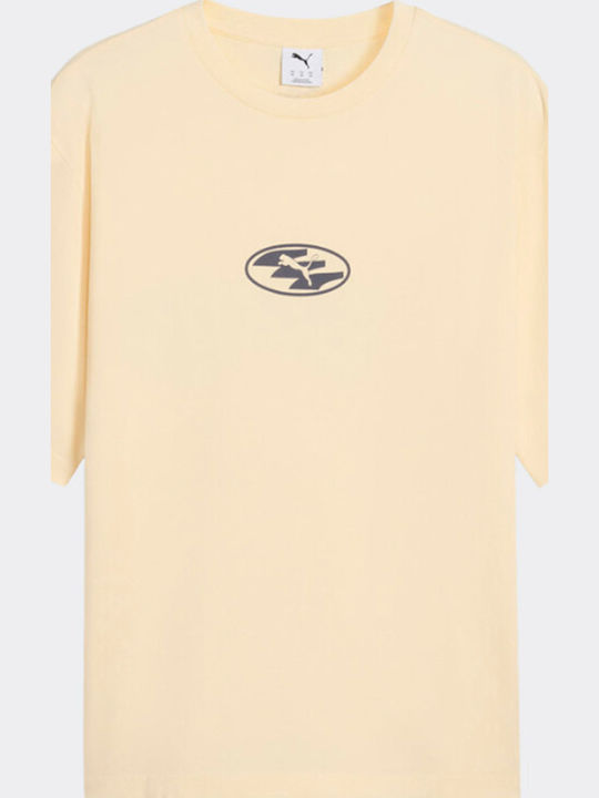 Graphic T-shirt Μπεζ