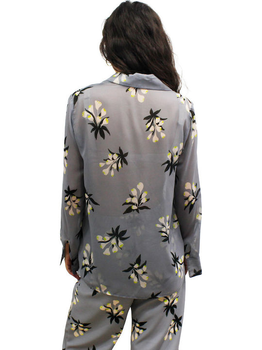 Long Sleeve Women's Shirt Grey