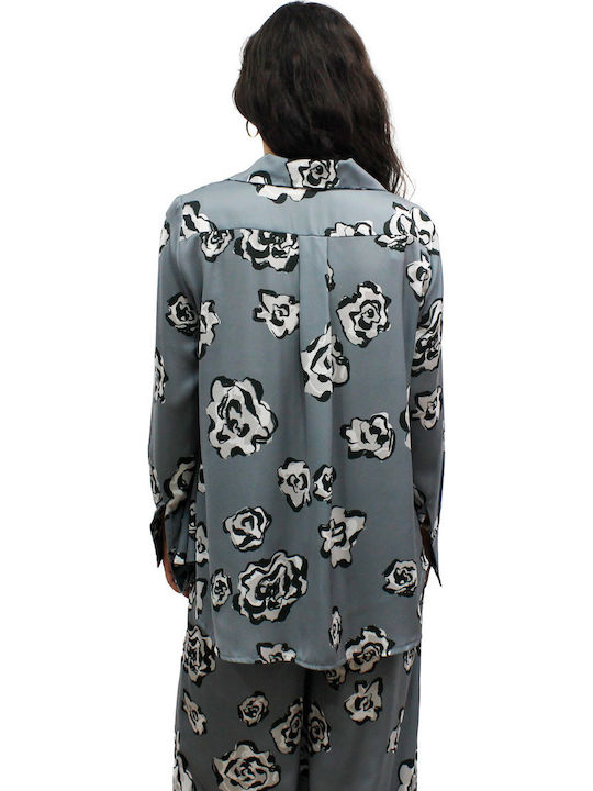 Long Sleeve Women's Shirt Grey