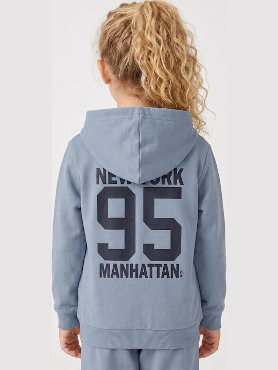 Kids Sweatpants Set Light Blue