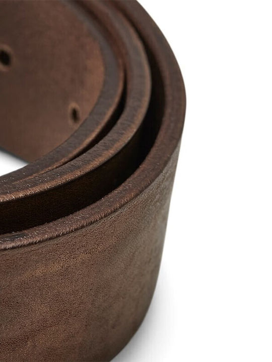 Men's Leather Belt Orange
