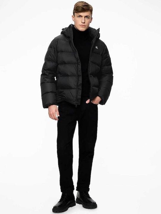 Calvin Klein Nylon Яке Puffer Черно