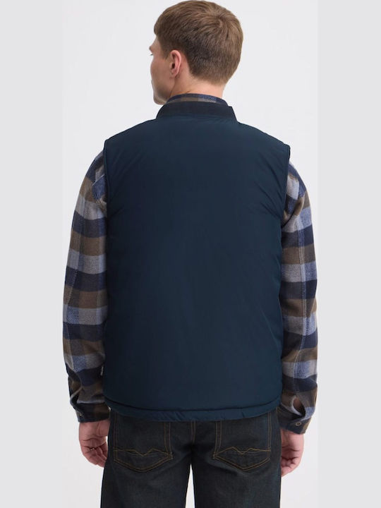 Sleeveless Jacket Blue